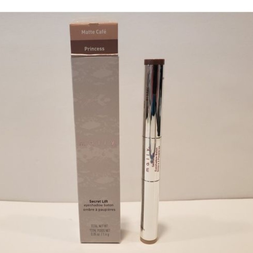 Mally Secret Lift Eyeshadow Baton Duo- Matte Cafe/Princess NIB